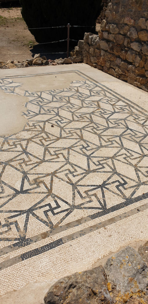 Mosaïque de la cité romaine d'Ampurias.