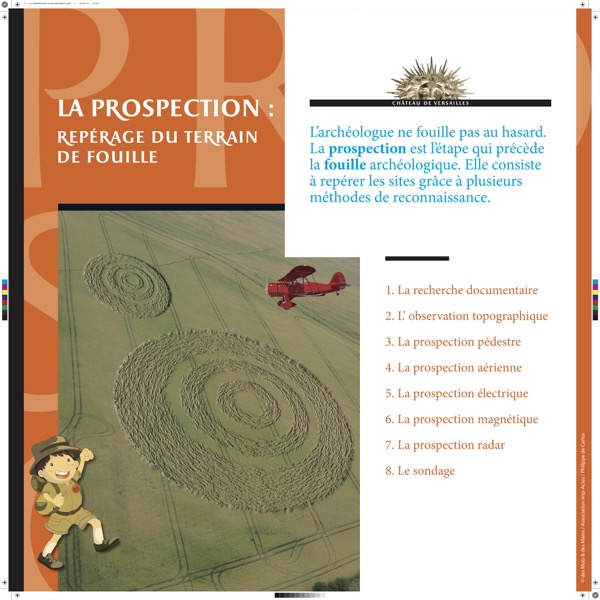 Journées Nationales de l'Archéologie à Paris - la prospection